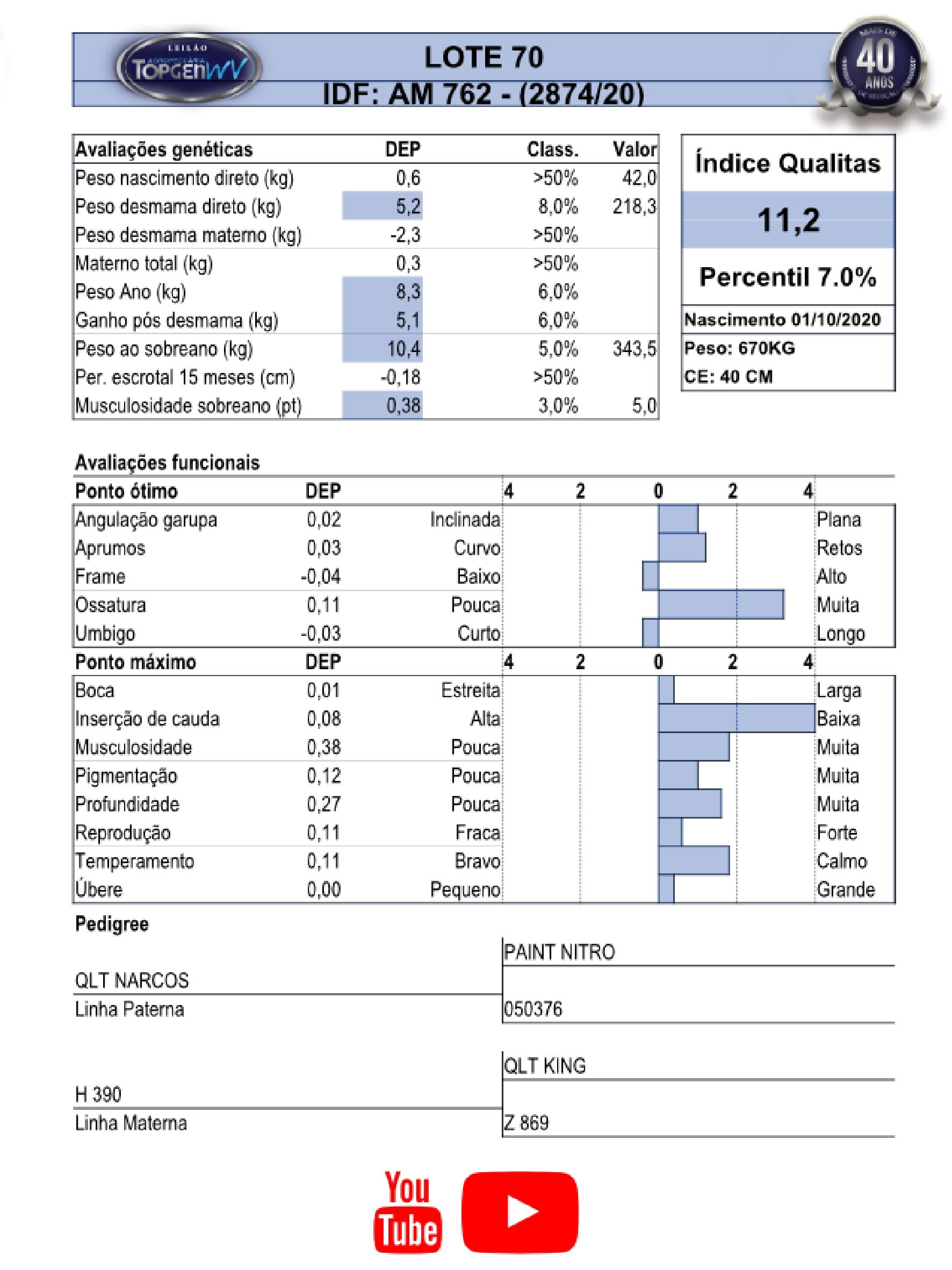 Leilão TopGen 2023 | LOTE 70 - Image 2