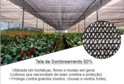 Tela Agrícola Rafia 50% Sob Medida – São Paulo SP
