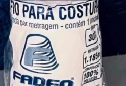 Linha para Costura de Sacaria 100% Poliéster de Alta Resistência - Cone 250g, 750g ou 1kg