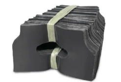 Alça Plástica Preta para Saco de Carvão 15x9cm - Fardo com 10 Mil Unidades