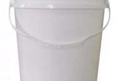 Balde Plástico 20L com Tampa - Seminovo - Ideal para Mel e Alimentos