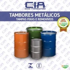 Tambor Barril em Aço Inox 304 para Azeitona 200L Usado