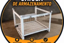 Rack Aramado Empilhavel (Cesto) 1x1x0,62m - Usado/Reformado - São Paulo/SP