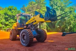 Garfo Palet Padrão 2,5 Toneladas para Pá Carregadeira e Retroescavadeira