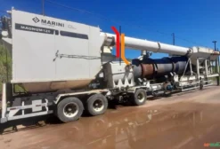 Usina de Asfalto Volumétrica Magnum 120 – 2014 – 120 Ton/h Completa com Carreta