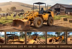 Pá Carregadeira Case W7 Ano 1980 - Revisada - 130 cv