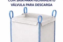 Big Bag M4 com Saia para Fechamento e Válvula para Descarga