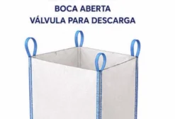 Big Bag Boca Aberta com Válvula de Descarga M3 para Granéis