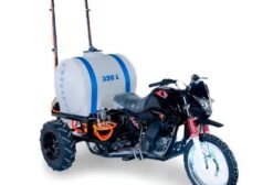 Triciclo Pulverizador de Barras Articuláveis – 4m de Cobertura, Tanque 350L