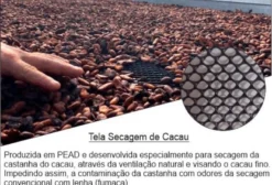 Tela Secagem de Cacau 2m x 50m – PEAD Malha 8mm