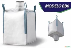 Big Bag Modelo Válvula Superior e Inferior 90x90x120 Novo - Taboão da Serra/SP