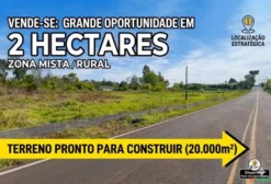 Terreno de 2 Hectares em Xanxerê/SC – 6 Min do Centro – Frente para Asfalto