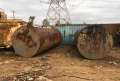 Tanques de Ferro 15.000 Litros – Cilíndricos Usados para Armazenamento em Colombo PR
