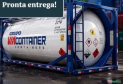 Container Isotanque Novo em Aço Inox 316L – Capacidade de 21 a 26 Mil Litros | Santos/SP