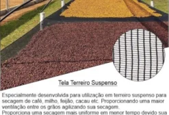 Tela para Terreiro Suspenso – Secagem de Café e Grãos – 3m de Largura