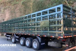 Carreta 4º Eixo Gaiola para Transporte de Gás Botijão - 1376 P13