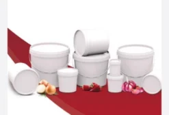 Potes/Baldes Plástico com Tampa e Lacre de 100 a 500 ml