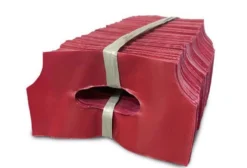 Alça Plástica Vermelha Para Saco de Carvão - Tamanho 15x9cm - 10 Milheiros