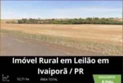 Terreno Rural - Ivaiporã/PR - Oportunidade em Leilão com Alto Potencial de Valorização