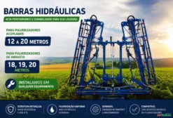 Barra Hidráulica para Pulverizador – 12 a 20 Metros – Tytan Agriculture