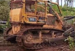 Trator de Esteira Caterpillar D6D 1983 com Material Rodante Semi-Novo