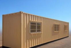 Container High Cube 40 Pés com 3 Salas - Ideal para Escritórios ou Dormitórios Rurais