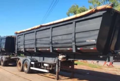 Rodotrem Facchini 06 Eixos Ano 2021 Sem Pneus - Composto por 02 Semirreboques 35m³ e Dolly