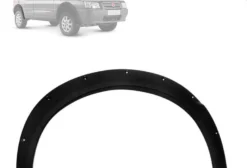 Alargador de Para-lama Fiat Uno Way Traseiro Direito Preto 2006-2008