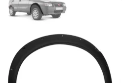 Alargador de Para-lama Dianteiro Direito para Fiat Uno Way 2006 a 2008 – Preto Texturizado DTSO