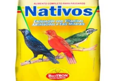 Ração Nativos para Pássaros 500g - Alimento Extrusado para Sabiá, Trinca-Ferro e Granívoros