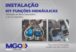 Kit Hidráulico 3ª e 4ª Função para Pás Carregadeiras e Escavadeiras
