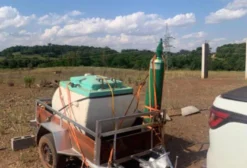 Conjunto Reboque Dacla com Caixa Fortfish 650L para Transporte de Peixes Vivos