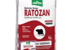 Ratozan Isca Grãos 1kg – Raticida Profissional para Ratos e Camundongos