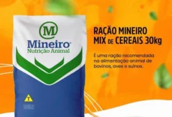 Mineiro Mix Cereais 30kg – Concentrado Energético para Bovinos, Caprinos, Ovinos e Suínos