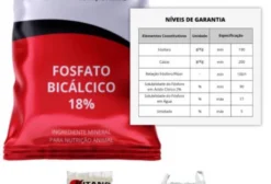 Fosfato Bicálcico 18% (Pó) – Suplemento Mineral para Bovinos, Suínos e Aves – Saco 40 kg