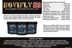 Núcleo Mineral Bovifly S3 para Bovinos - 10kg - Elimina Carrapatos e Vermes