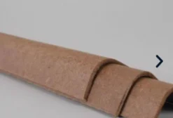 Cantoneira de Fibra de Madeira 570x40x40x3mm para Embalagens