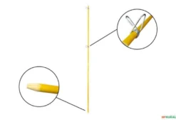 Haste de Fibra de Vidro para Cerca Móvel - Isolante e Leve (10mm x 120cm/150cm)