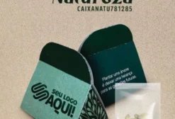 Caixinha Natureza - Brindes Ecológicos com Sementes de Árvores Nativas (100 Unidades)