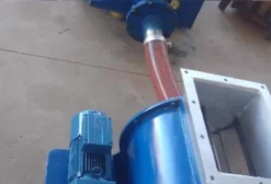 Conjunto Soprador e Transportador Pneumático de Gelo Industrial com Eclusa Doseadora